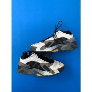 Adidas Mens Leather Streetball Shoes White/Grey Sz 12